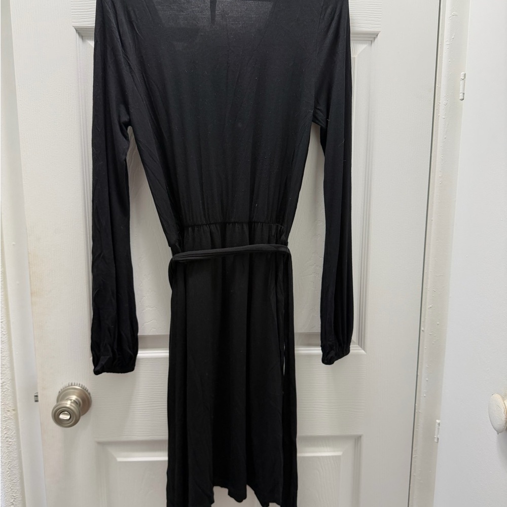 Michael Stars Black Long Sleeve Dress